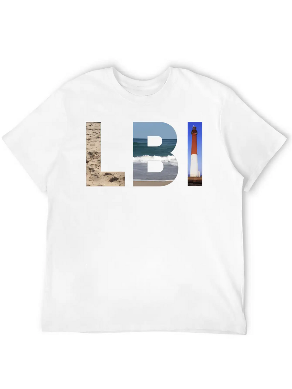 Lbi Long Beach Island Nj Photo Beach Ocean Timeless Short Sleeve Tee – Comfy And Minimalist Design