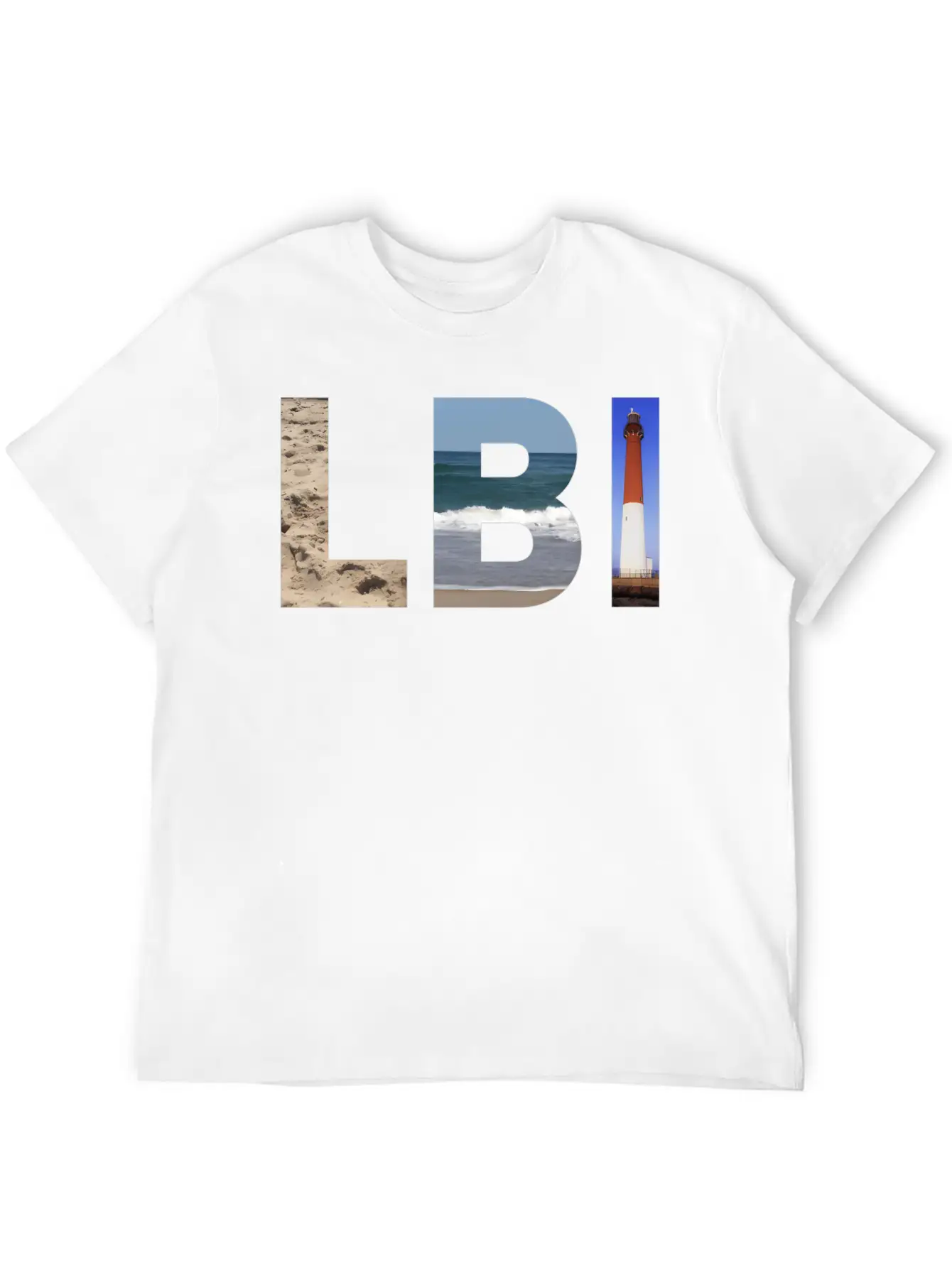 Lbi Long Beach Island Nj Photo Beach Ocean Timeless Short Sleeve Tee – Comfy And Minimalist Design