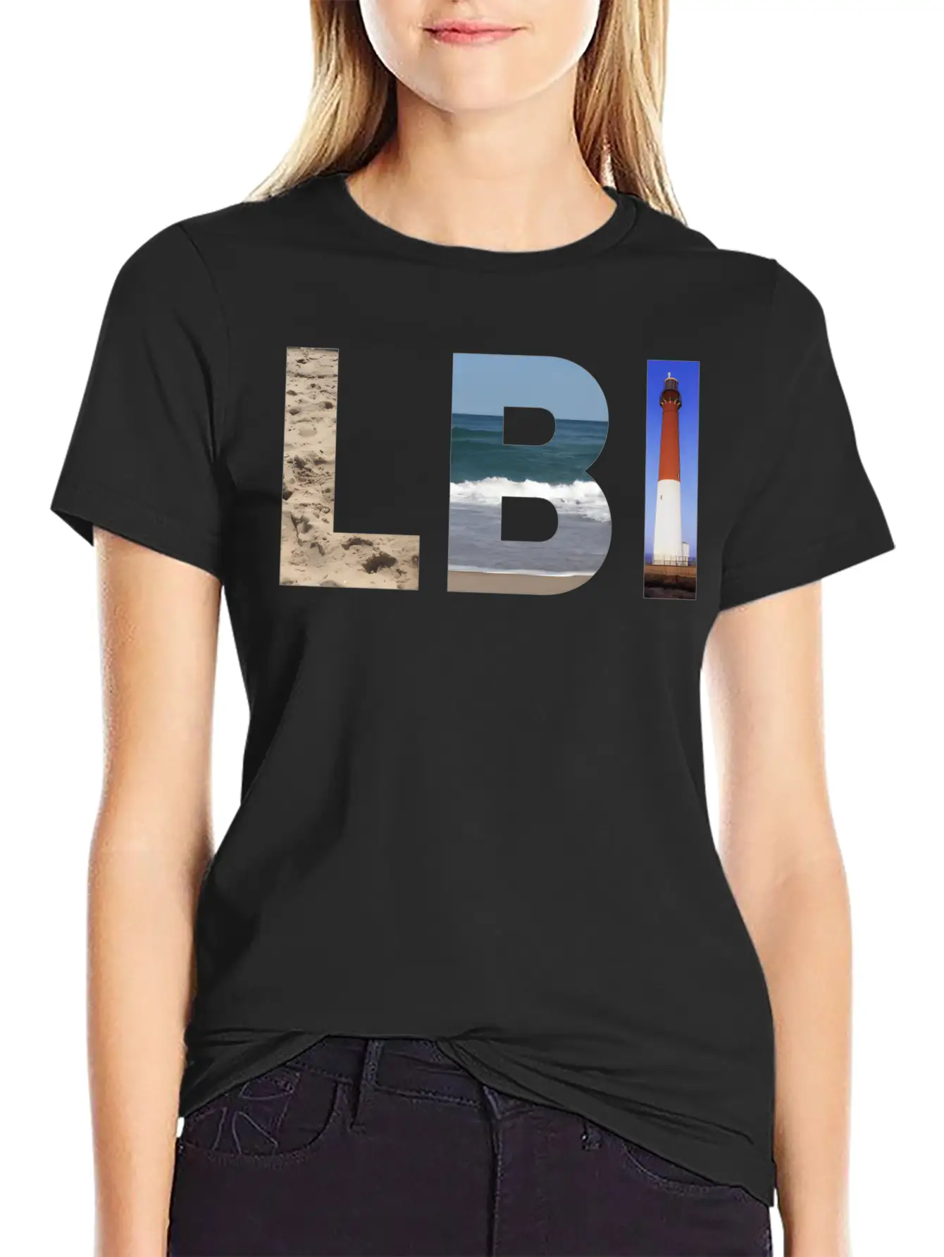 Lbi Long Beach Island Nj Photo Beach Ocean Timeless Short Sleeve Tee – Comfy And Minimalist Design