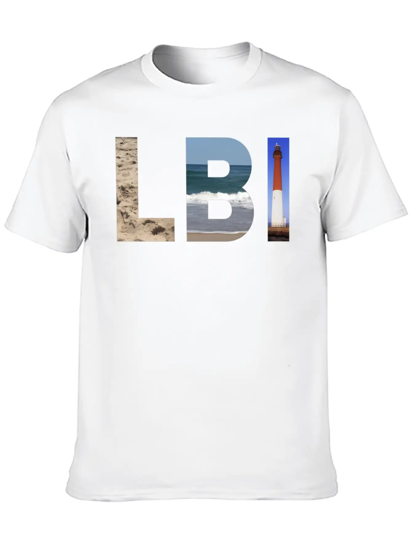 Lbi Long Beach Island Nj Photo Beach Ocean Timeless Short Sleeve Tee – Comfy And Minimalist Design