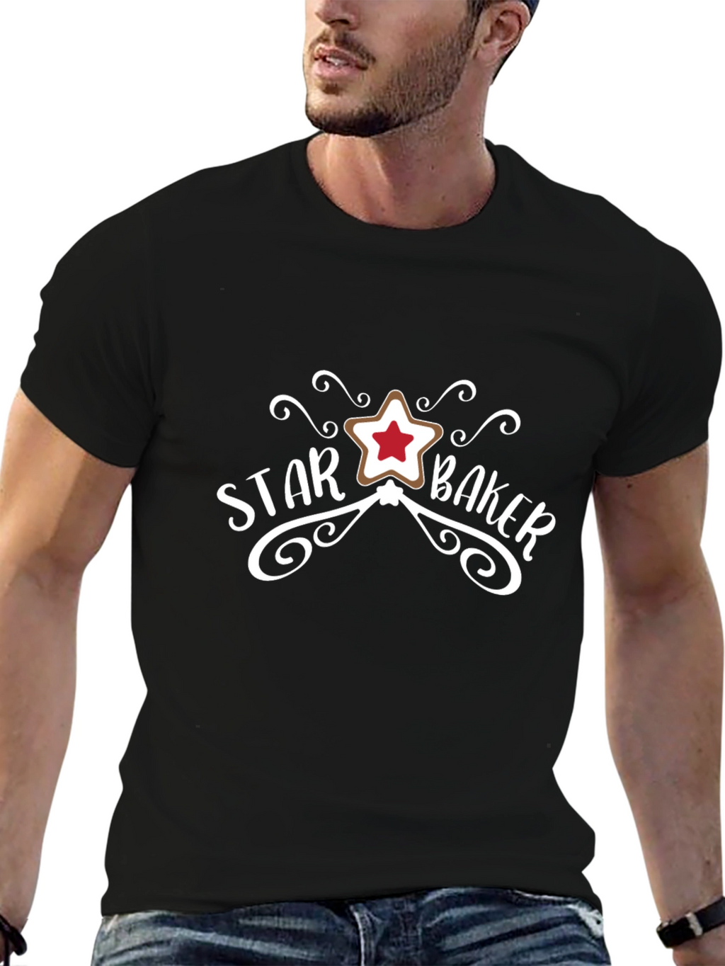 Star Baker Graphic T-Shirt - Baking Enthusiast Tee