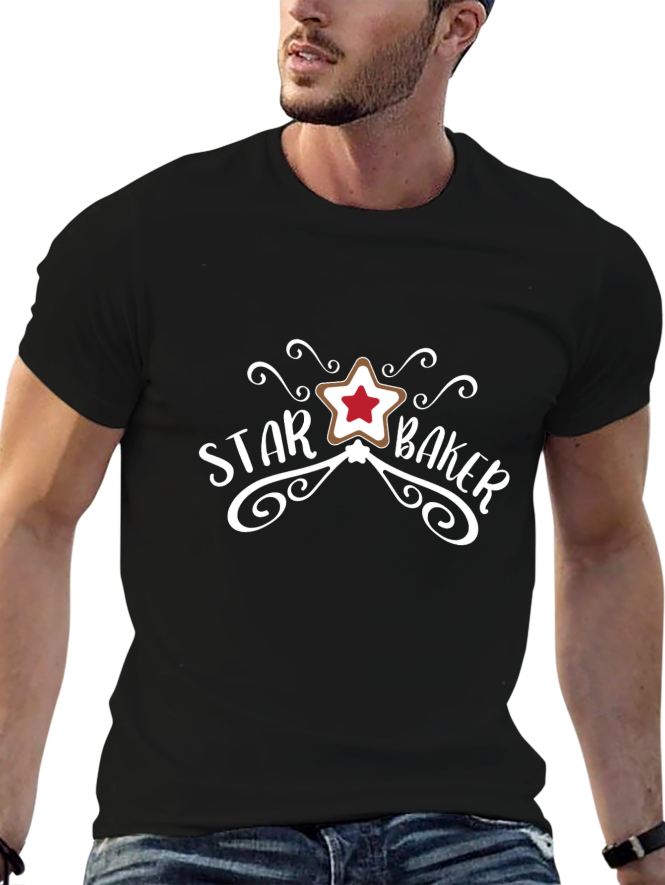 Star Baker Graphic T-Shirt - Baking Enthusiast Tee