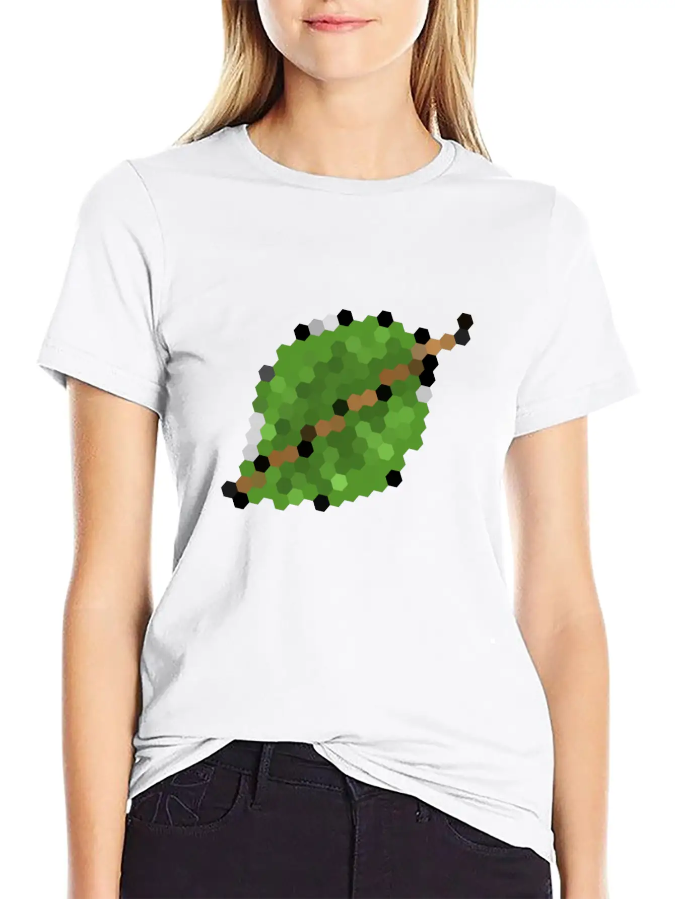 Leaf Symbol Nature Tree Stylish Everyday T-Shirt – Unisex Basic Cotton Tee