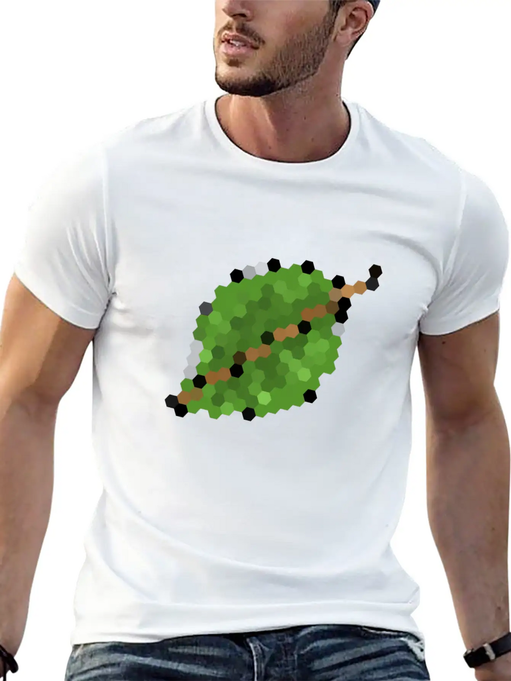 Leaf Symbol Nature Tree Stylish Everyday T-Shirt – Unisex Basic Cotton Tee