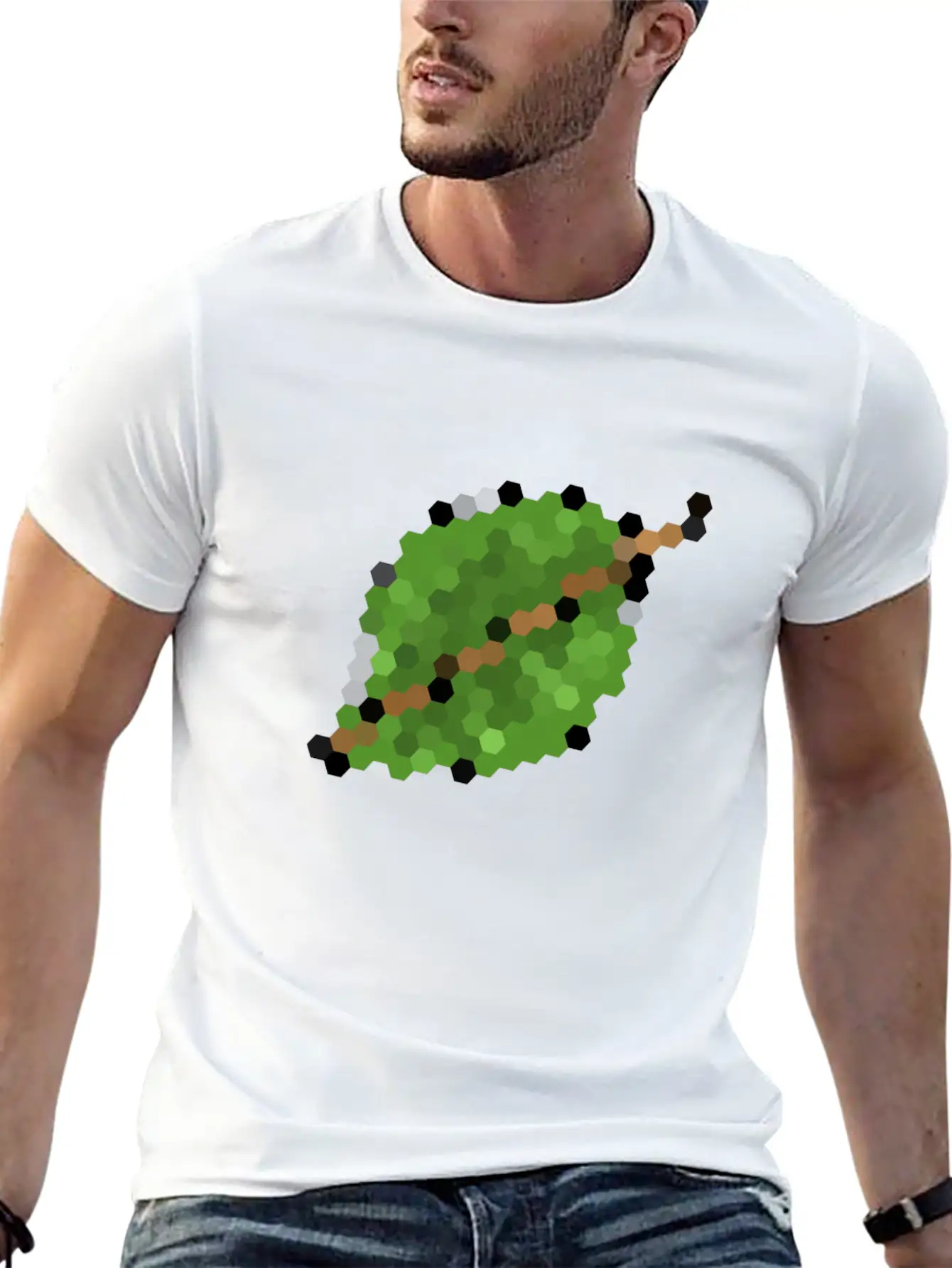 Leaf Symbol Nature Tree Stylish Everyday T-Shirt – Unisex Basic Cotton Tee