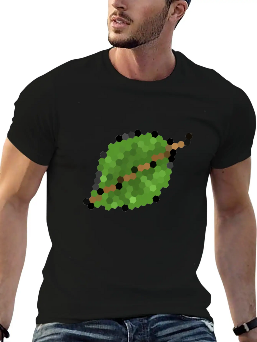 Leaf Symbol Nature Tree Stylish Everyday T-Shirt – Unisex Basic Cotton Tee