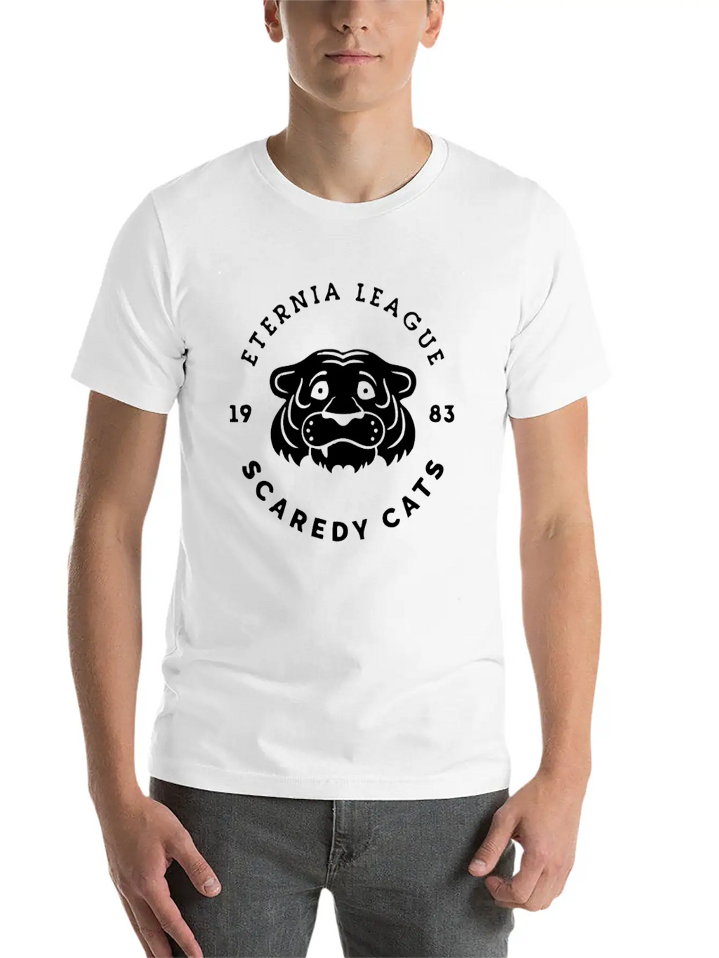 League Cats Breathable Graphic T-Shirt – Perfect For Casual Days