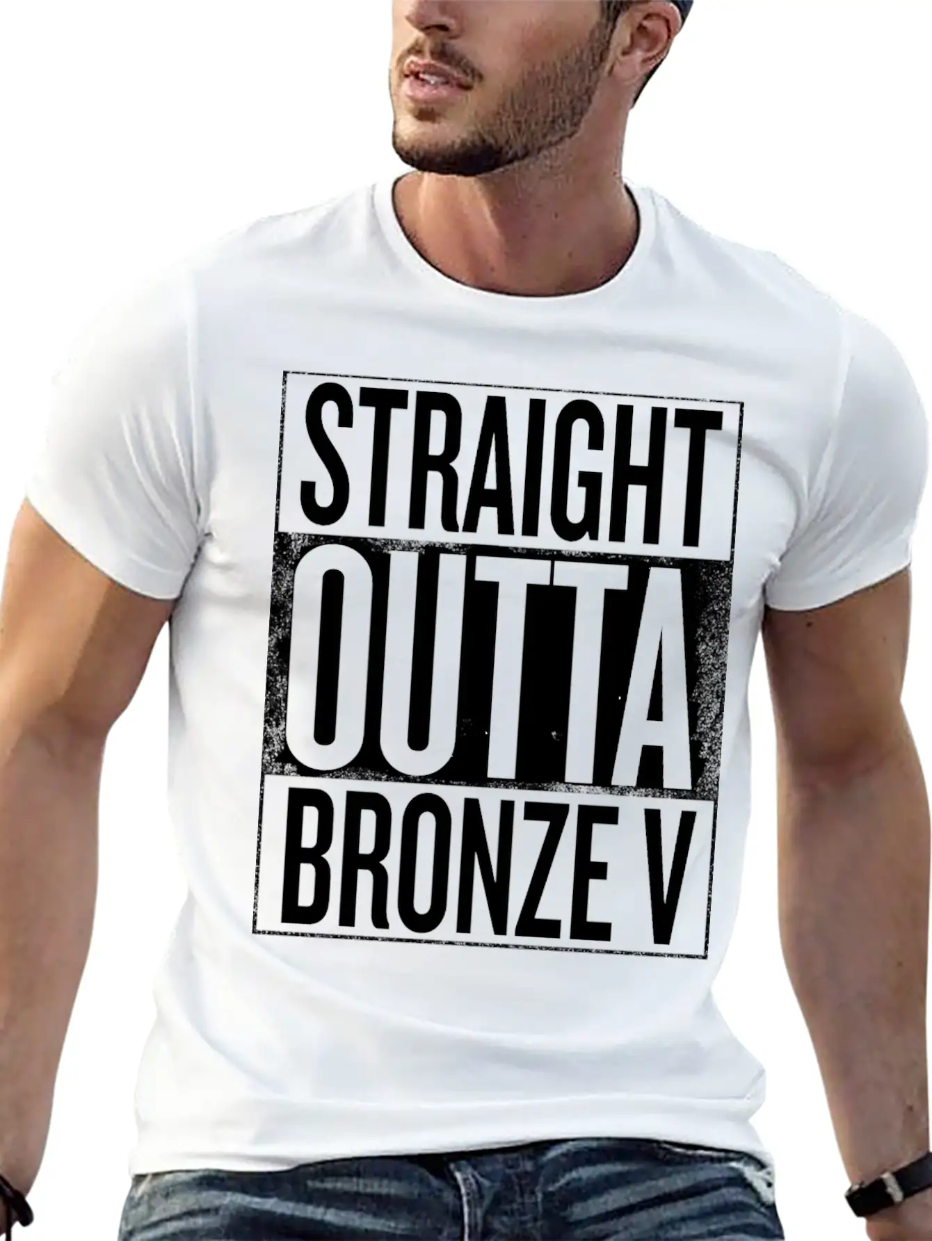 League Of Legends Bronze V Unisex Casual T-Shirt – Clean Design For Daily Comfort