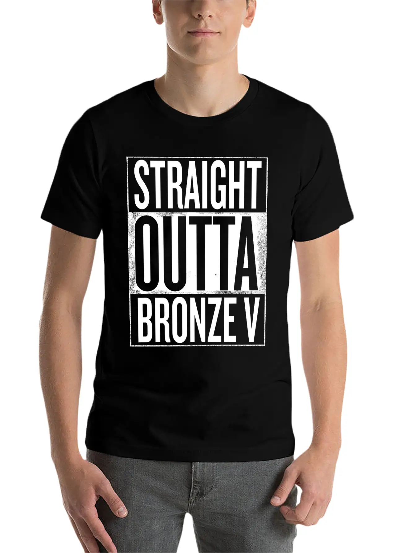 League Of Legends Bronze V Unisex Casual T-Shirt – Clean Design For Daily Comfort