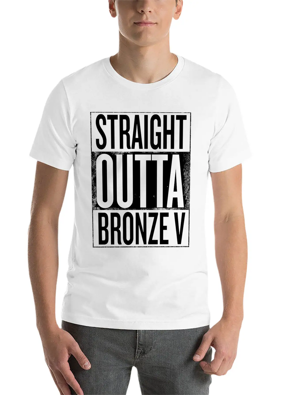 League Of Legends Bronze V Unisex Casual T-Shirt – Clean Design For Daily Comfort