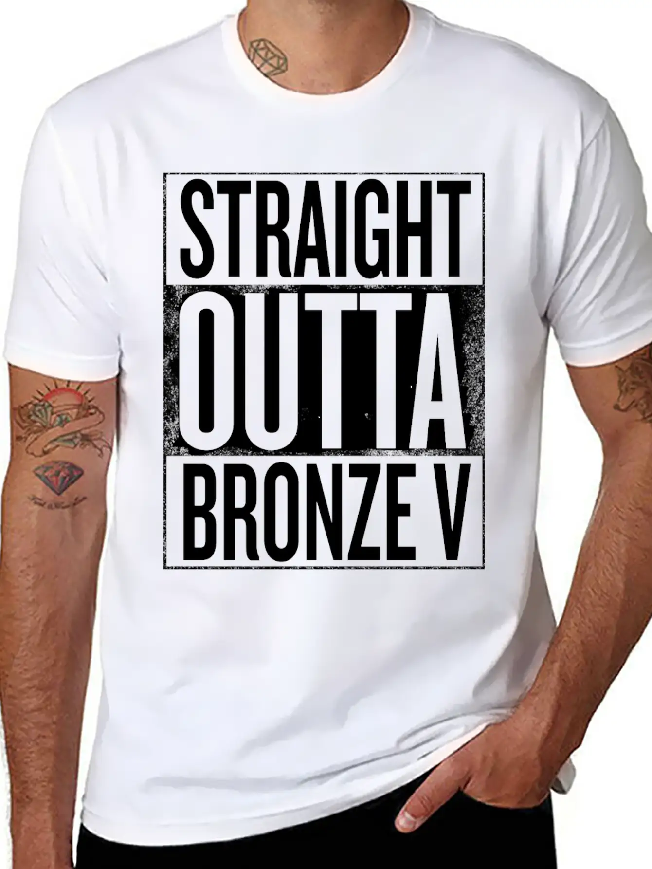 League Of Legends Bronze V Unisex Casual T-Shirt – Clean Design For Daily Comfort