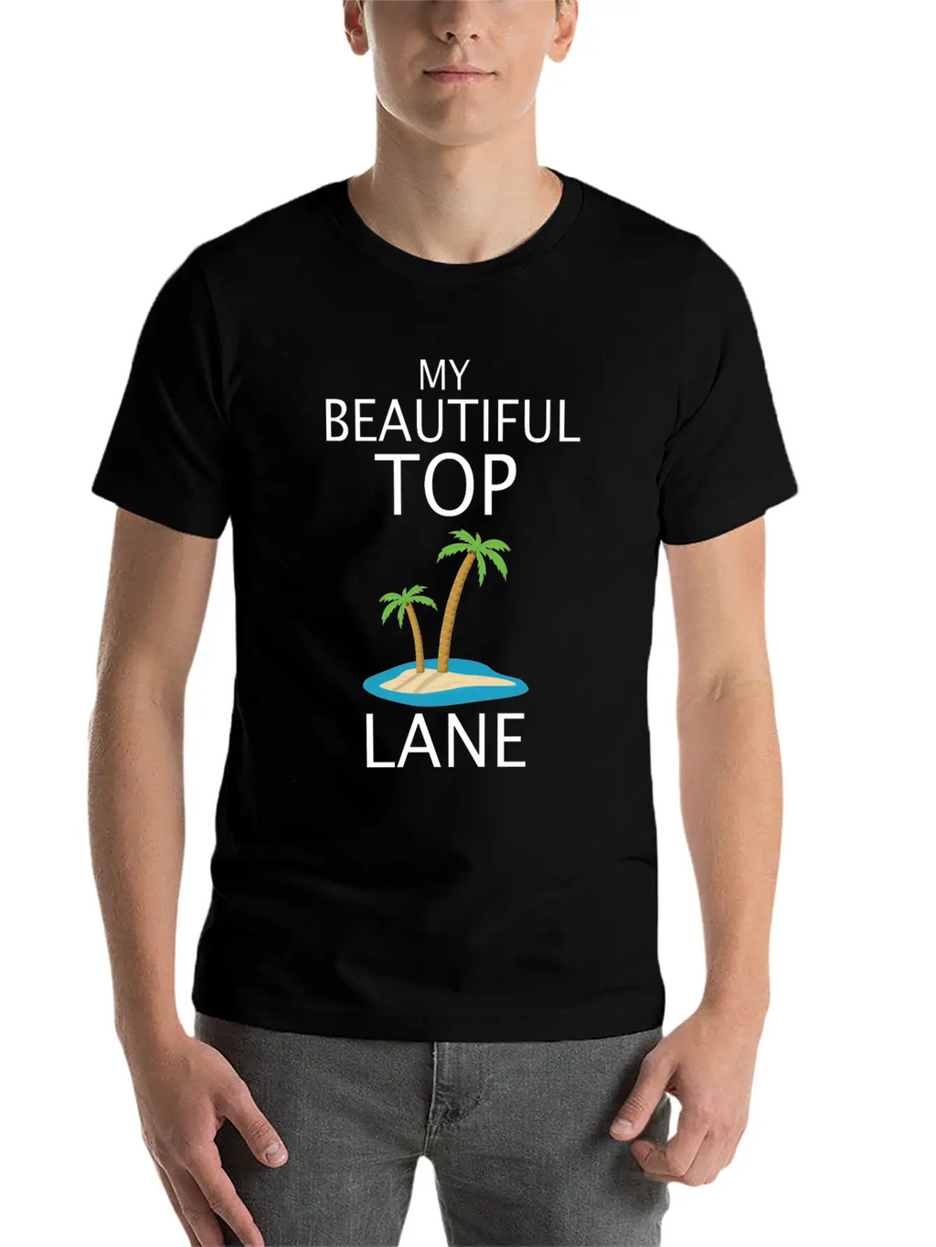 League Of Legends Top Lane Funny Design Timeless Short Sleeve Tee – Comfy And Minimalist Design