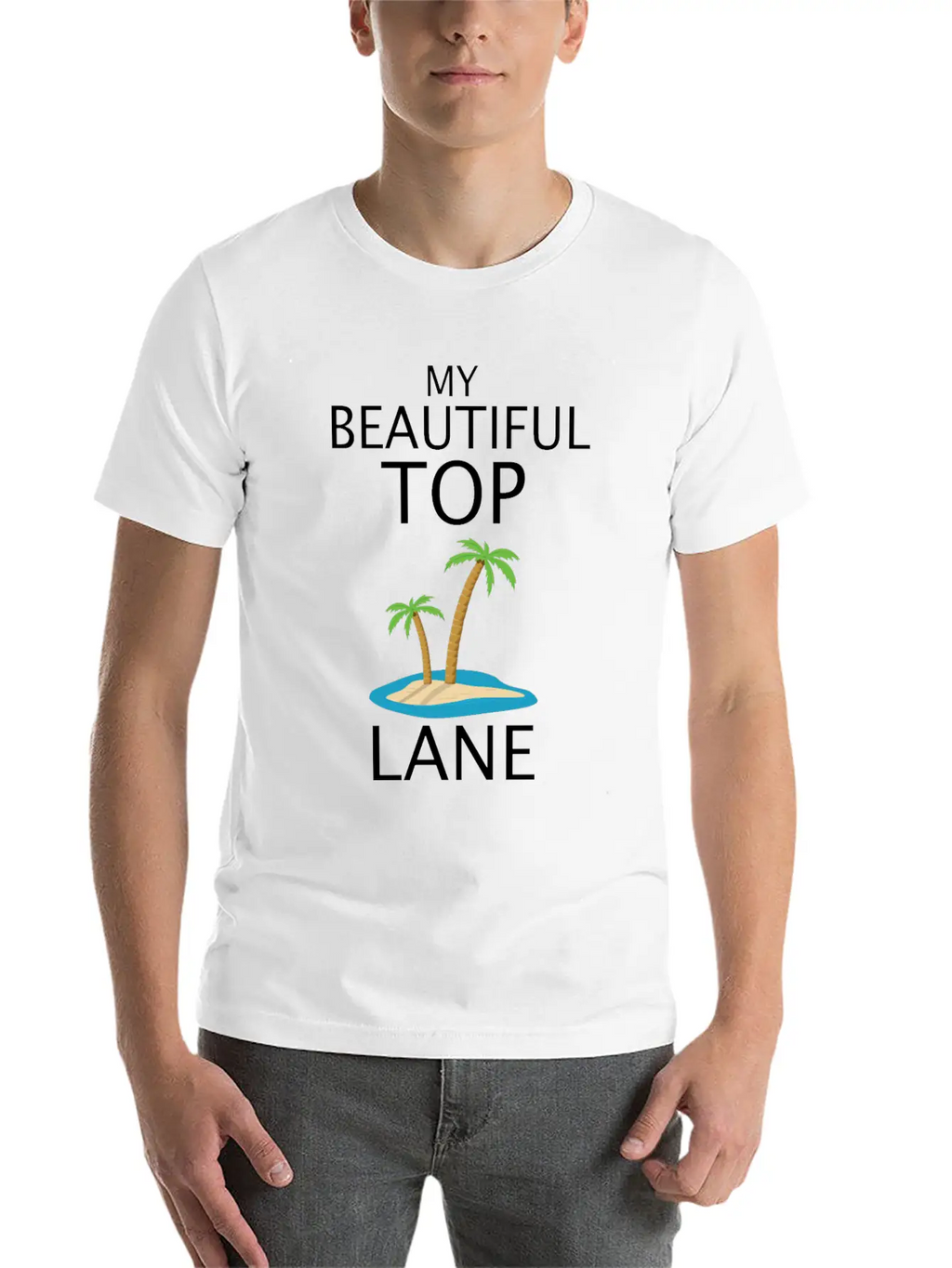 League Of Legends Top Lane Funny Design Timeless Short Sleeve Tee – Comfy And Minimalist Design