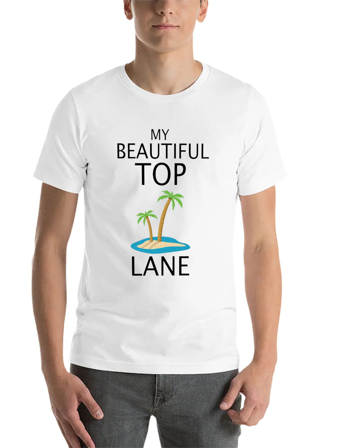 League Of Legends Top Lane Funny Design Timeless Short Sleeve Tee – Comfy And Minimalist Design