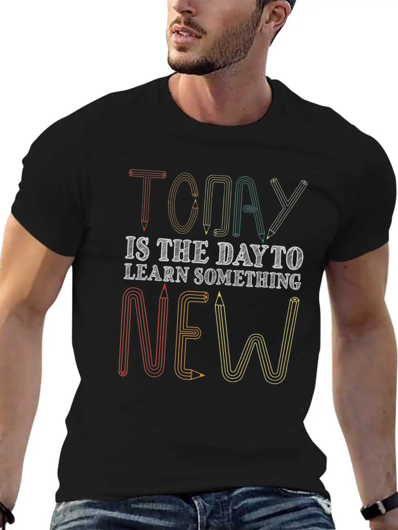 Learn Something New Today Education Kids Pencil Classic Cotton Tee – Unisex Comfort For Any Season