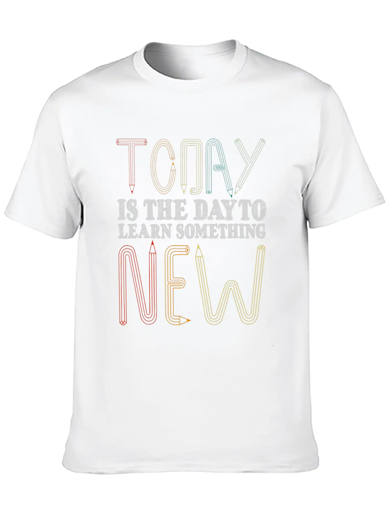Learn Something New Today Education Kids Pencil Classic Cotton Tee – Unisex Comfort For Any Season