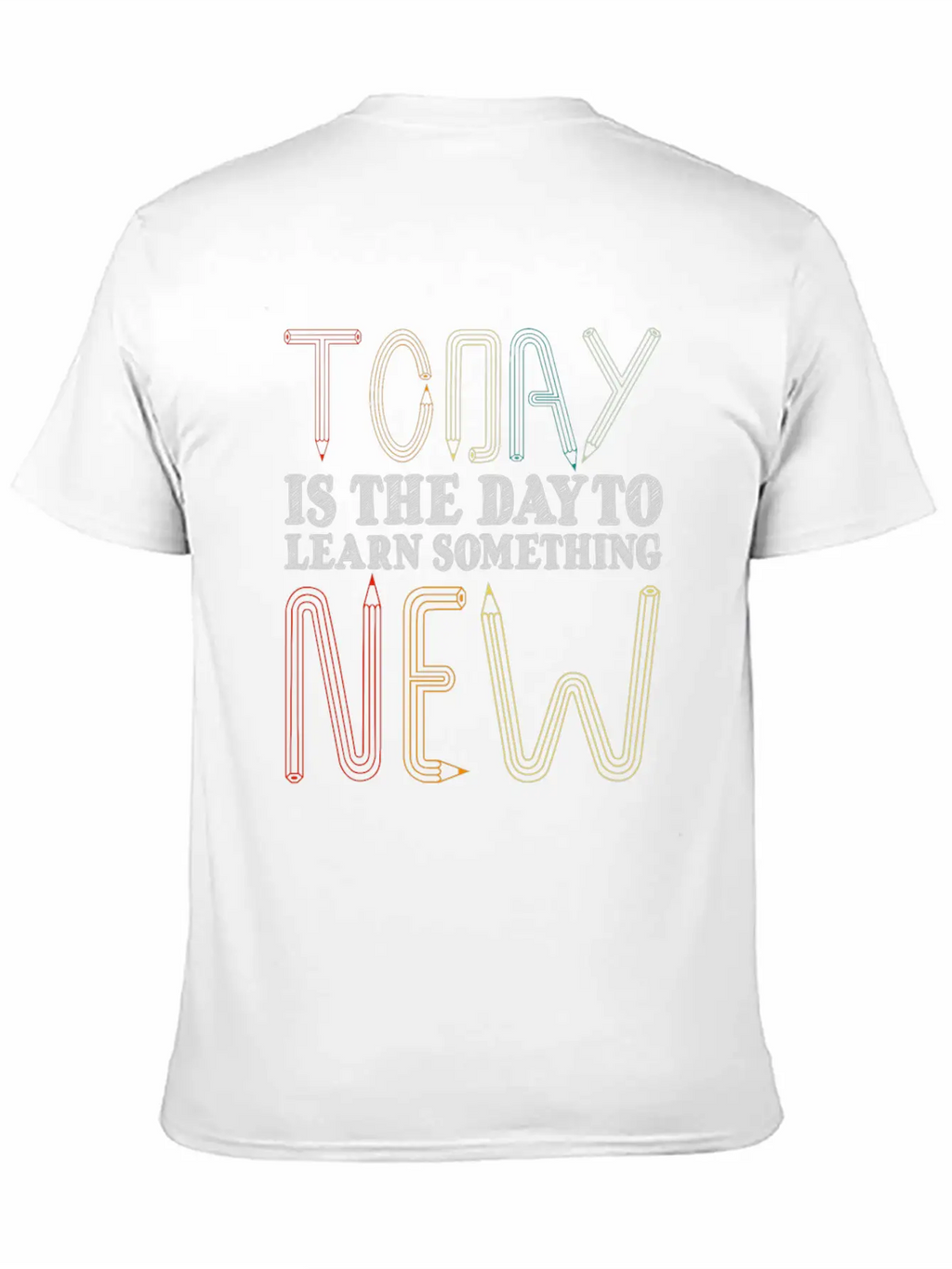 Learn Something New Today Education Kids Pencil Classic Cotton Tee – Unisex Comfort For Any Season