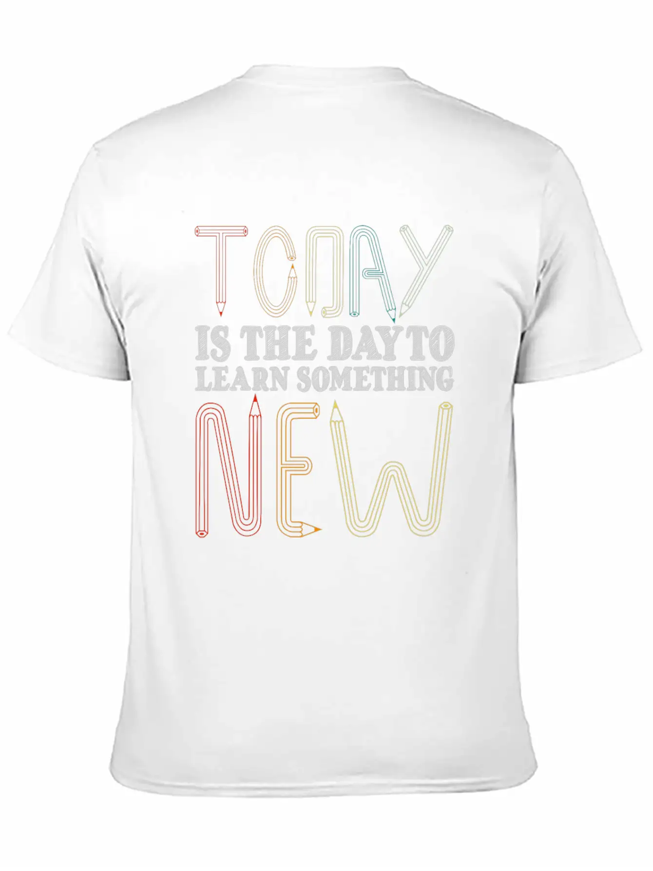 Learn Something New Today Education Kids Pencil Classic Cotton Tee – Unisex Comfort For Any Season