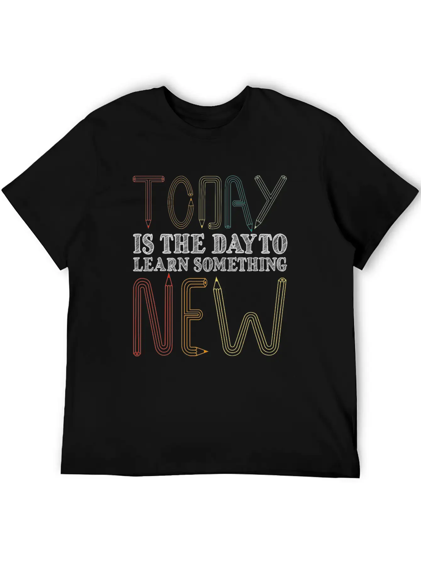 Learn Something New Today Education Kids Pencil Classic Cotton Tee – Unisex Comfort For Any Season