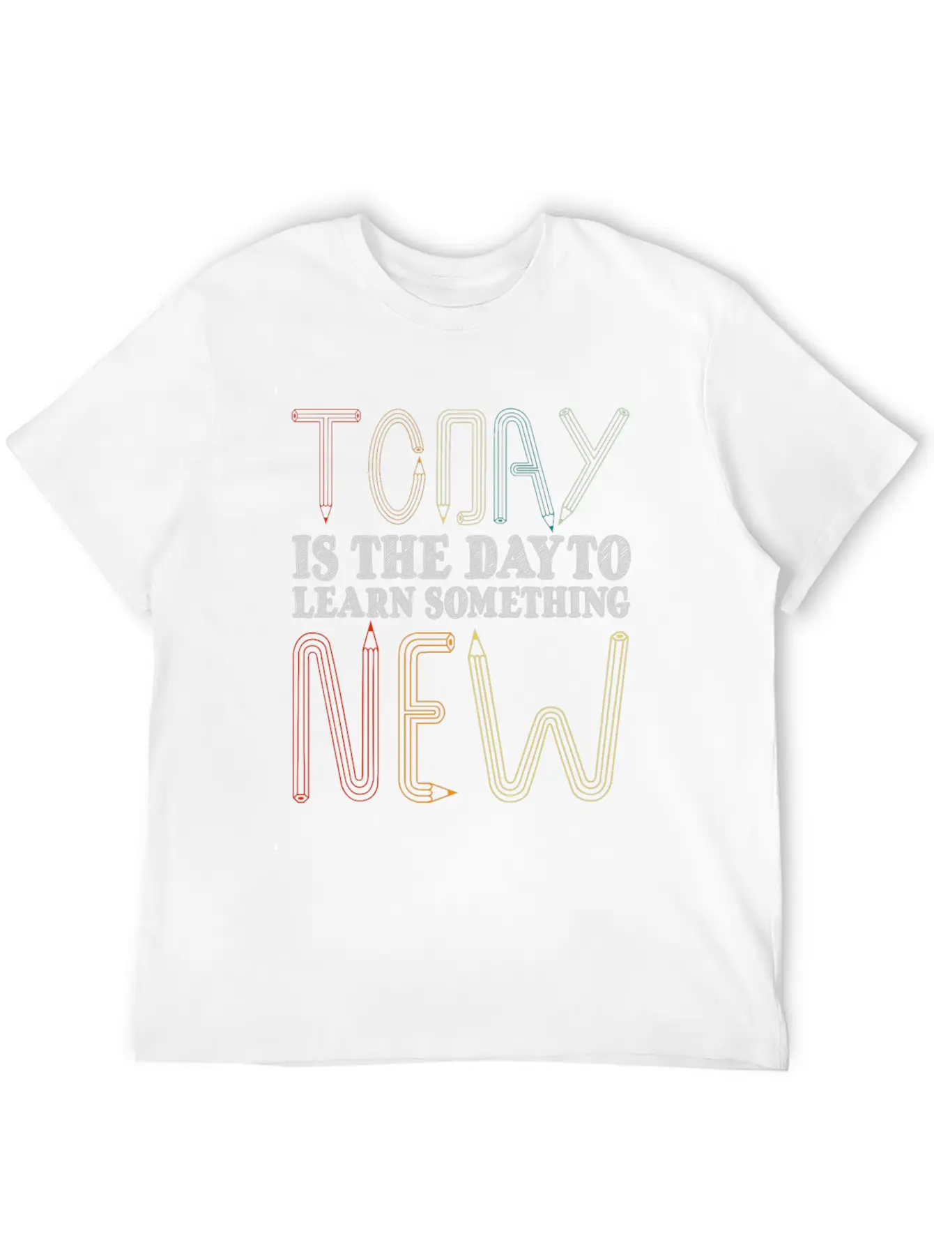 Learn Something New Today Education Kids Pencil Classic Cotton Tee – Unisex Comfort For Any Season