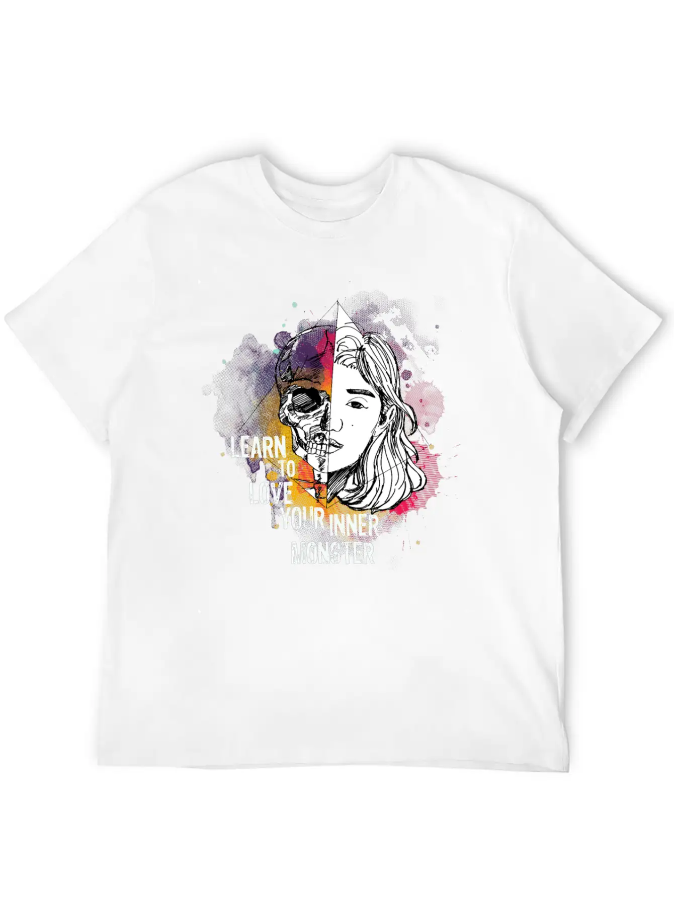 Learn To Love Your Inner Monster Essential Unisex Summer Tee – Soft Cotton Casual Fit