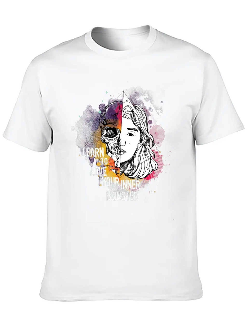 Learn To Love Your Inner Monster Essential Unisex Summer Tee – Soft Cotton Casual Fit