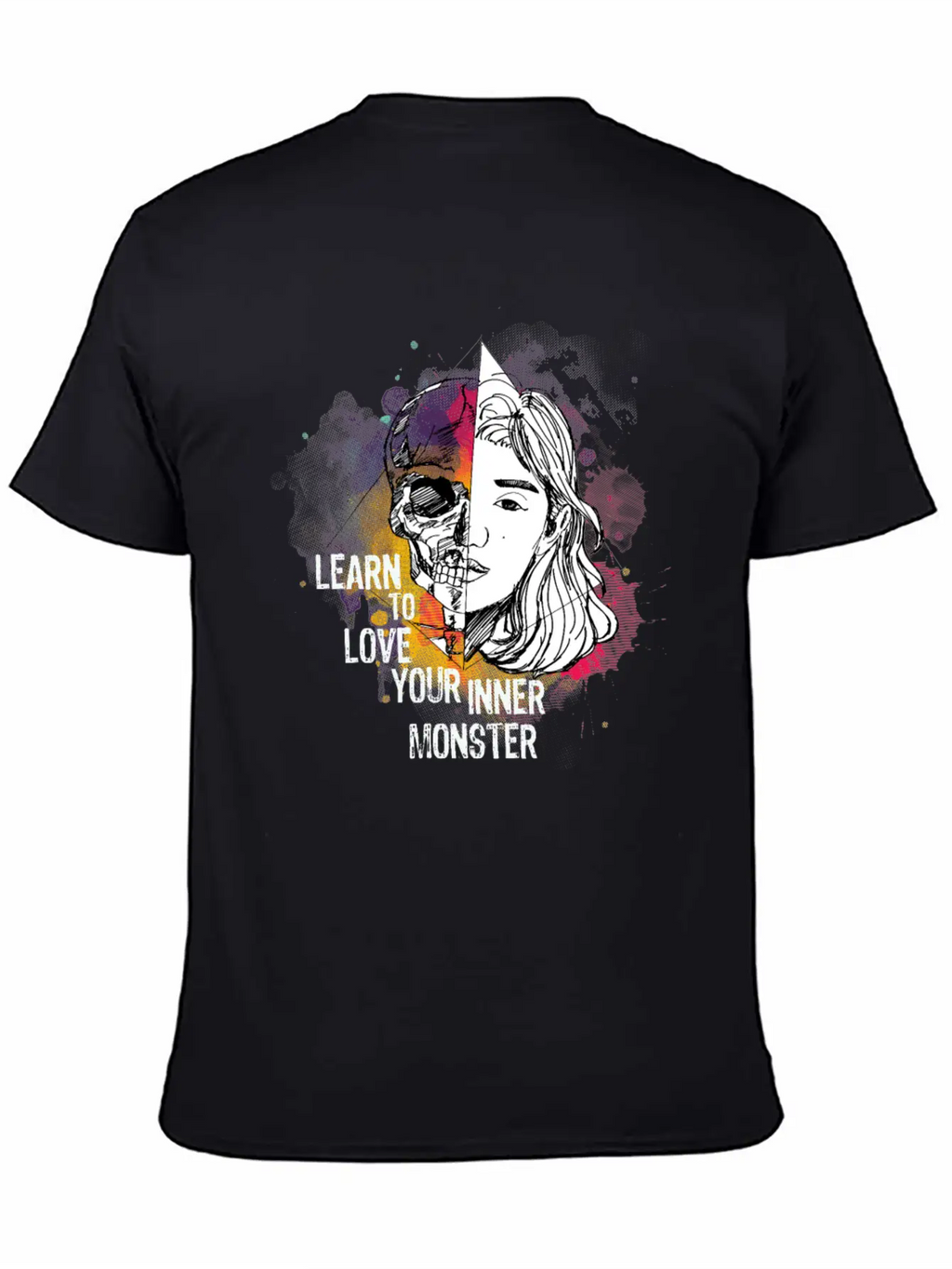 Learn To Love Your Inner Monster Essential Unisex Summer Tee – Soft Cotton Casual Fit