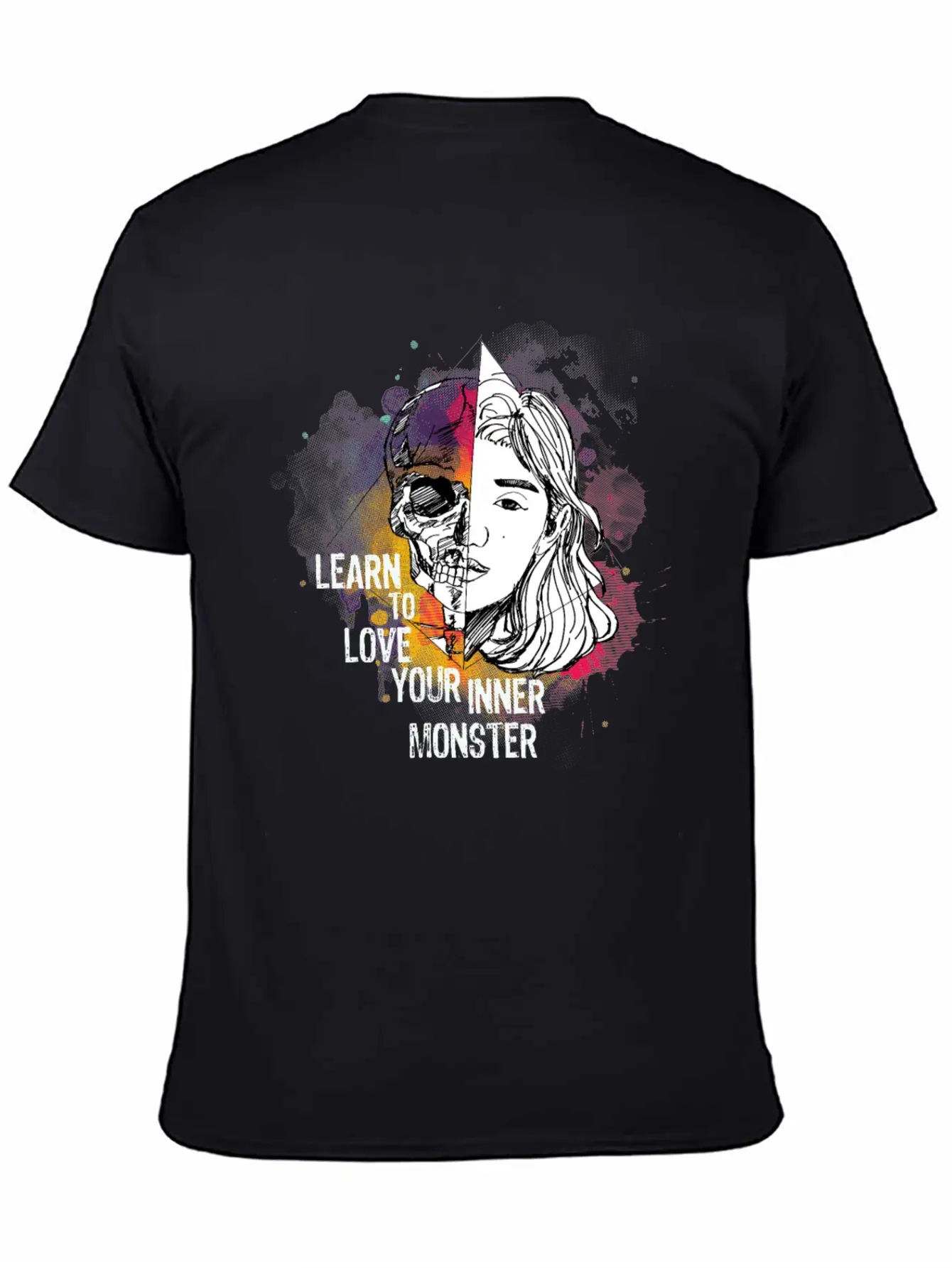 Learn To Love Your Inner Monster Essential Unisex Summer Tee – Soft Cotton Casual Fit
