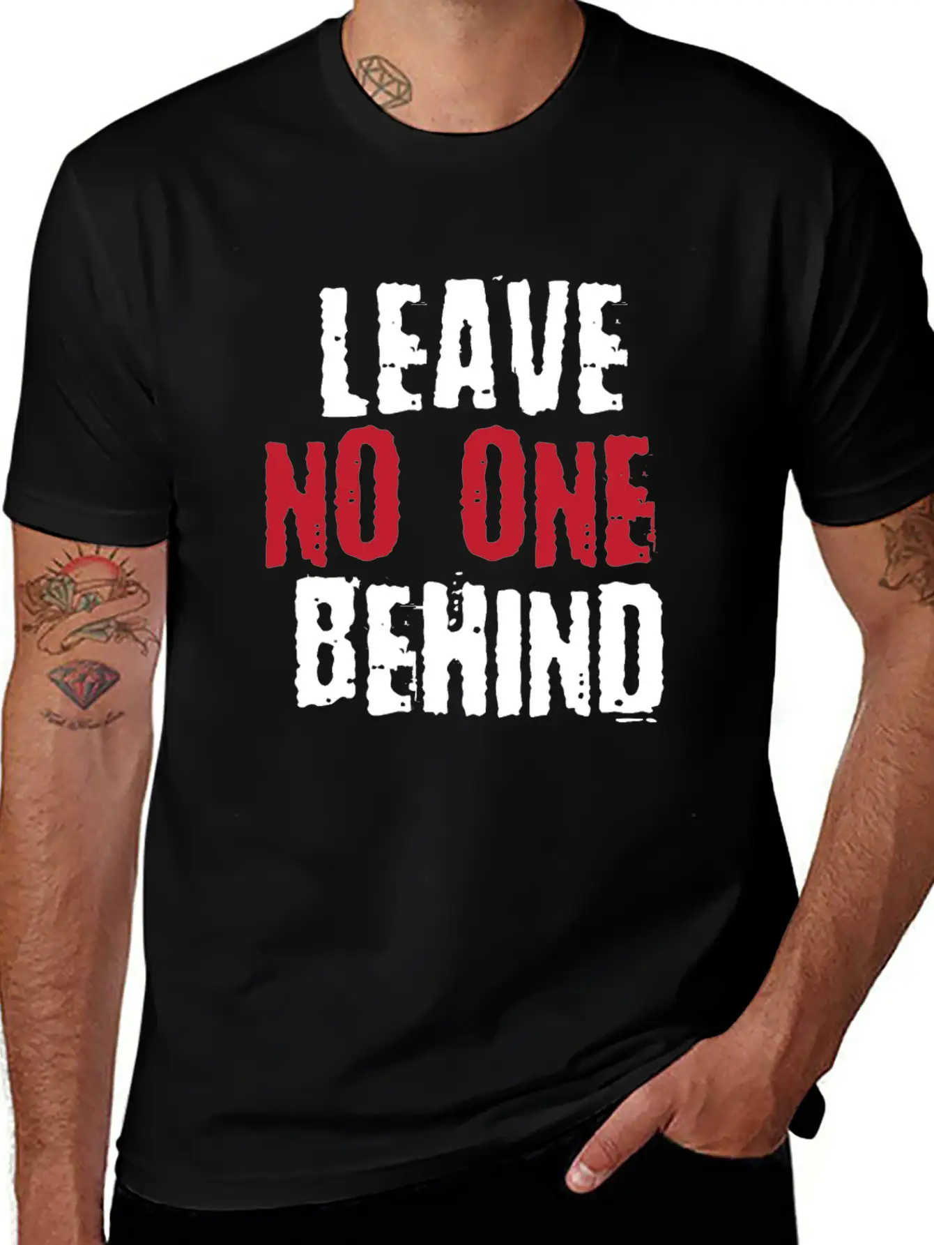 Leave No One Behind | Tolerance Gift Classic Cotton Tee – Unisex Comfort For Any Season