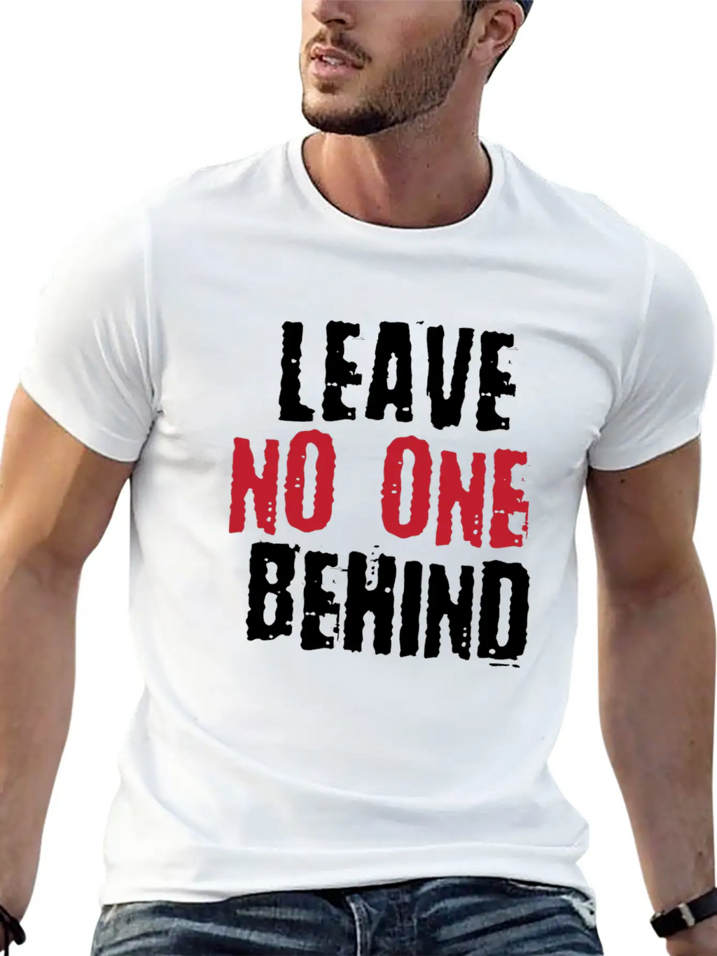 Leave No One Behind | Tolerance Gift Classic Cotton Tee – Unisex Comfort For Any Season