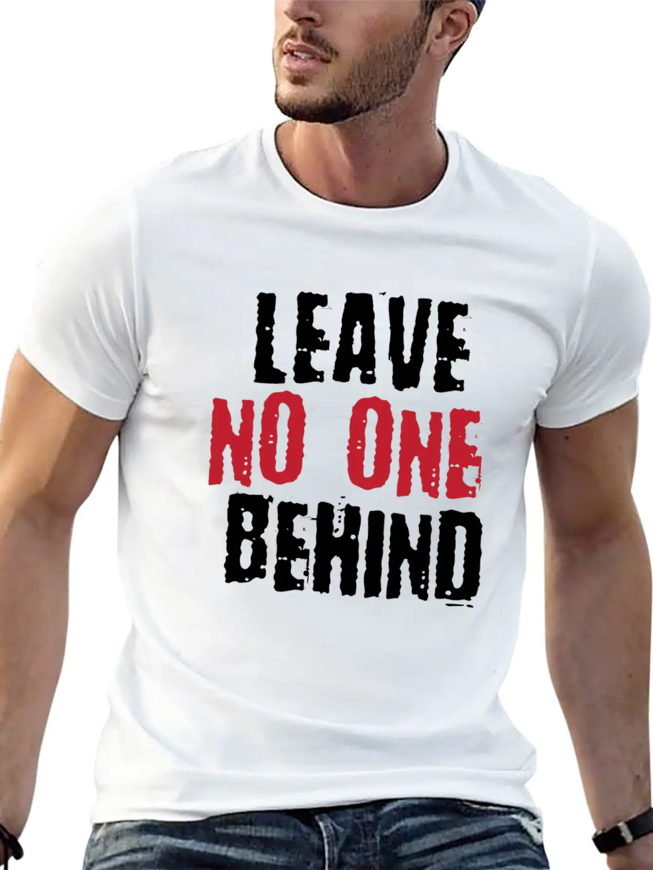 Leave No One Behind | Tolerance Gift Classic Cotton Tee – Unisex Comfort For Any Season