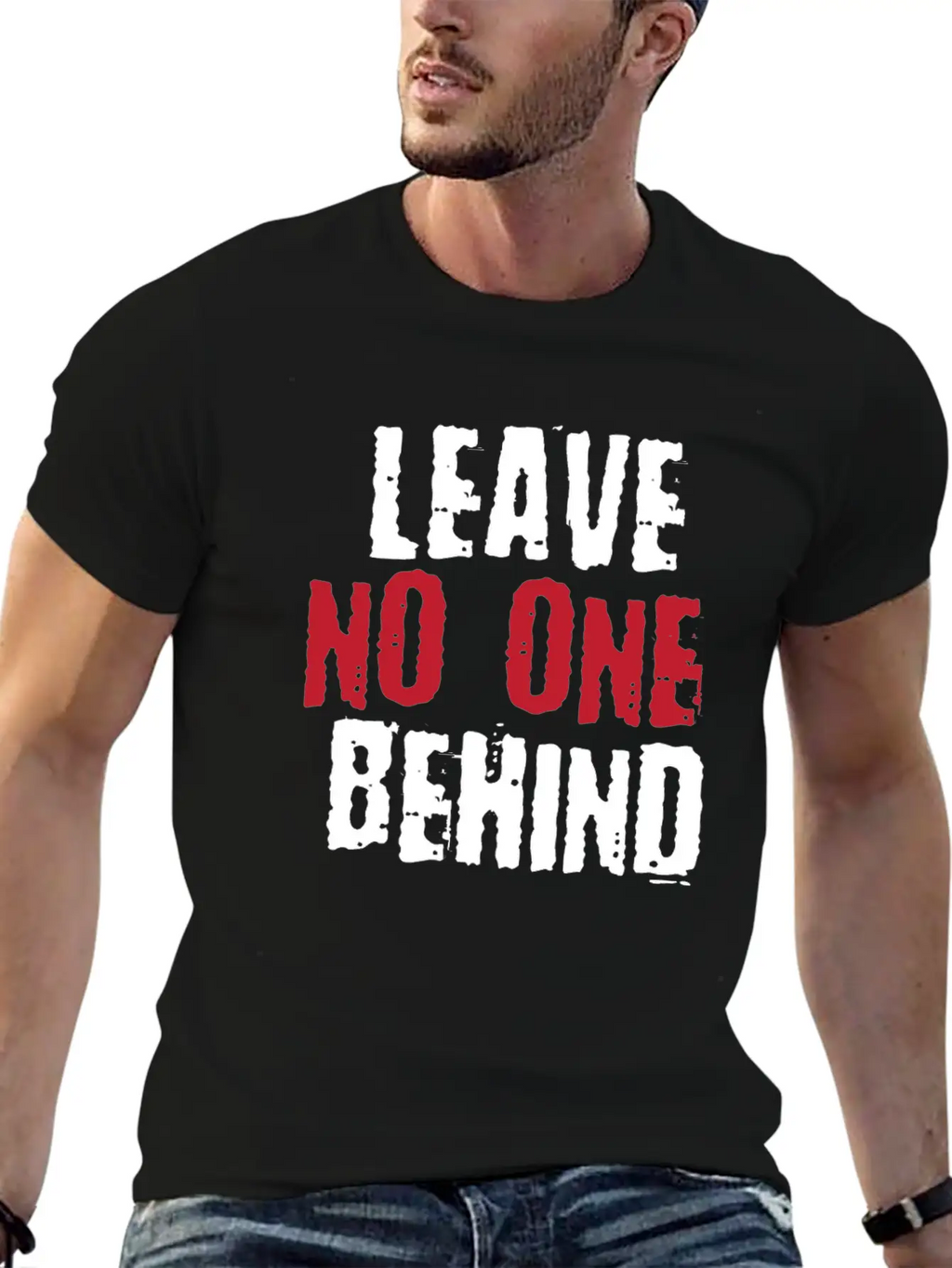 Leave No One Behind | Tolerance Gift Classic Cotton Tee – Unisex Comfort For Any Season