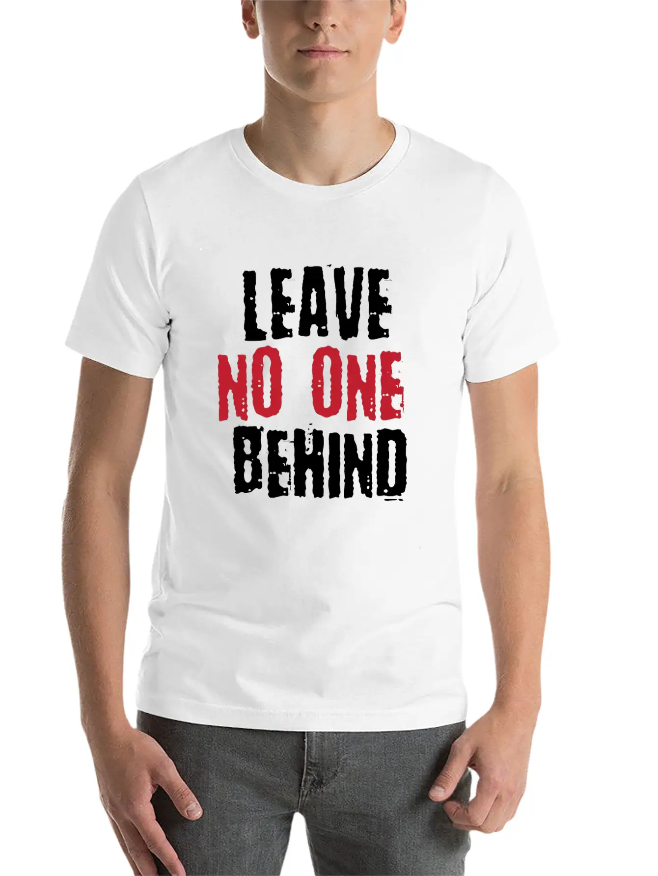 Leave No One Behind | Tolerance Gift Classic Cotton Tee – Unisex Comfort For Any Season