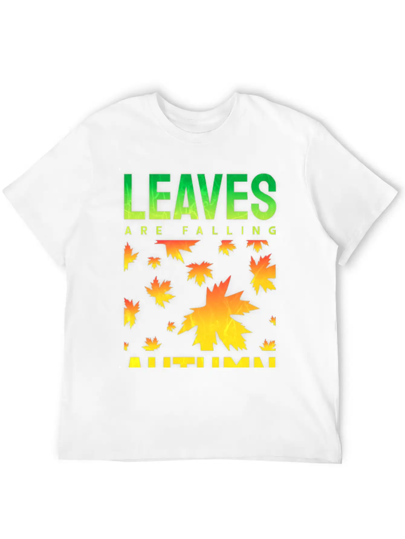 Leaves Are Falling Autumn Is Calling Seasons Basic Graphic T-Shirt – Daily Comfort In Soft Cotton
