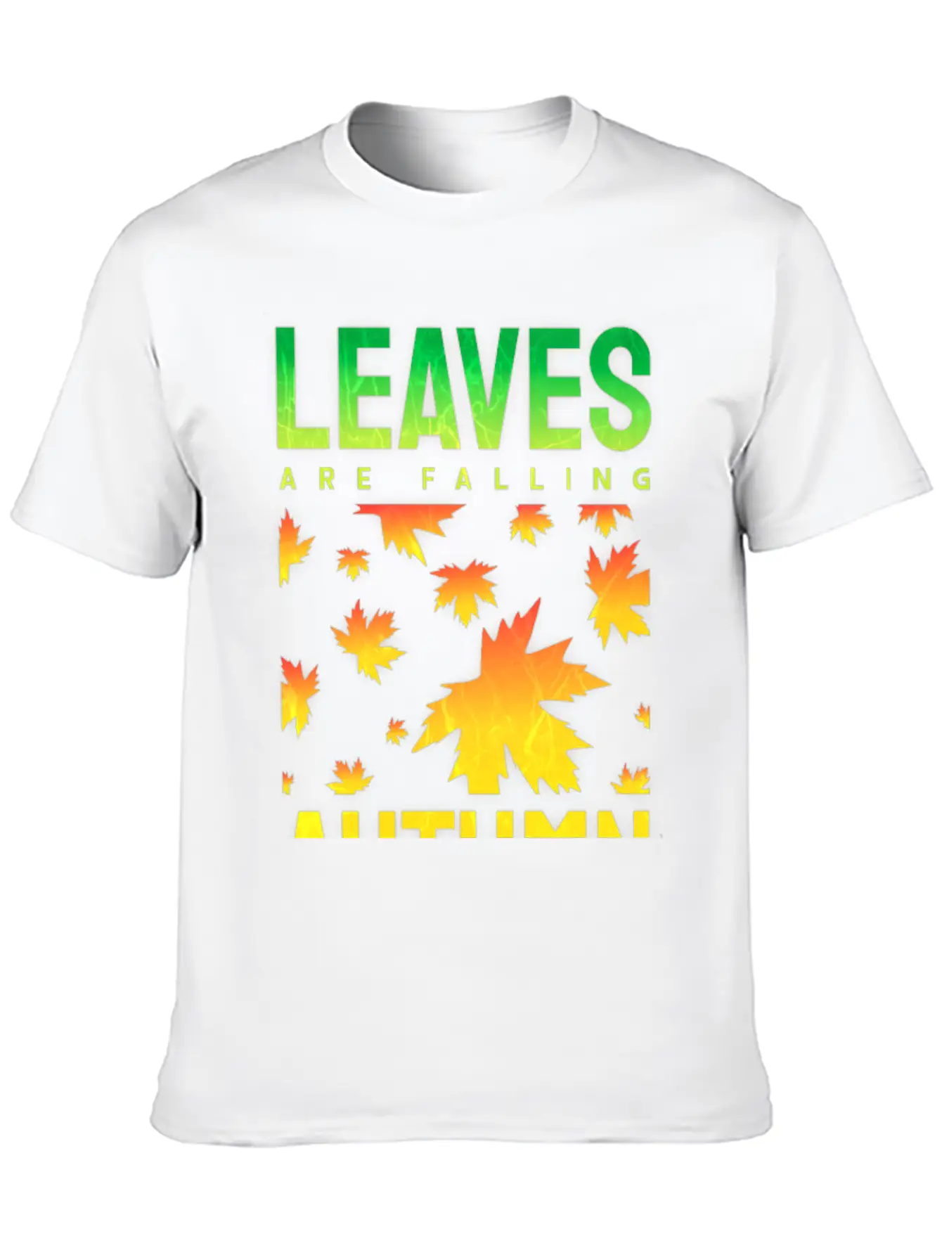 Leaves Are Falling Autumn Is Calling Seasons Basic Graphic T-Shirt – Daily Comfort In Soft Cotton