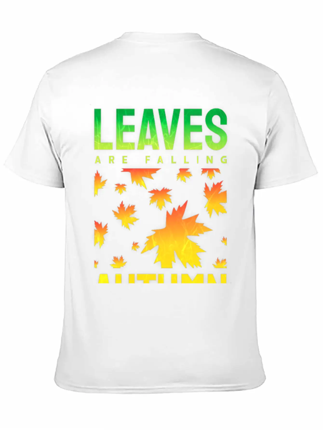 Leaves Are Falling Autumn Is Calling Seasons Basic Graphic T-Shirt – Daily Comfort In Soft Cotton