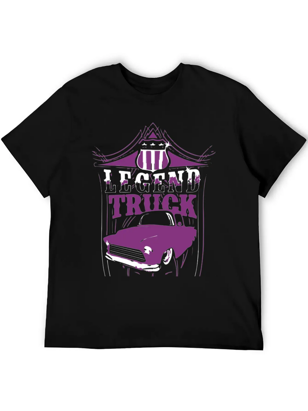 Legend Truck Breathable Graphic T-Shirt – Perfect For Casual Days