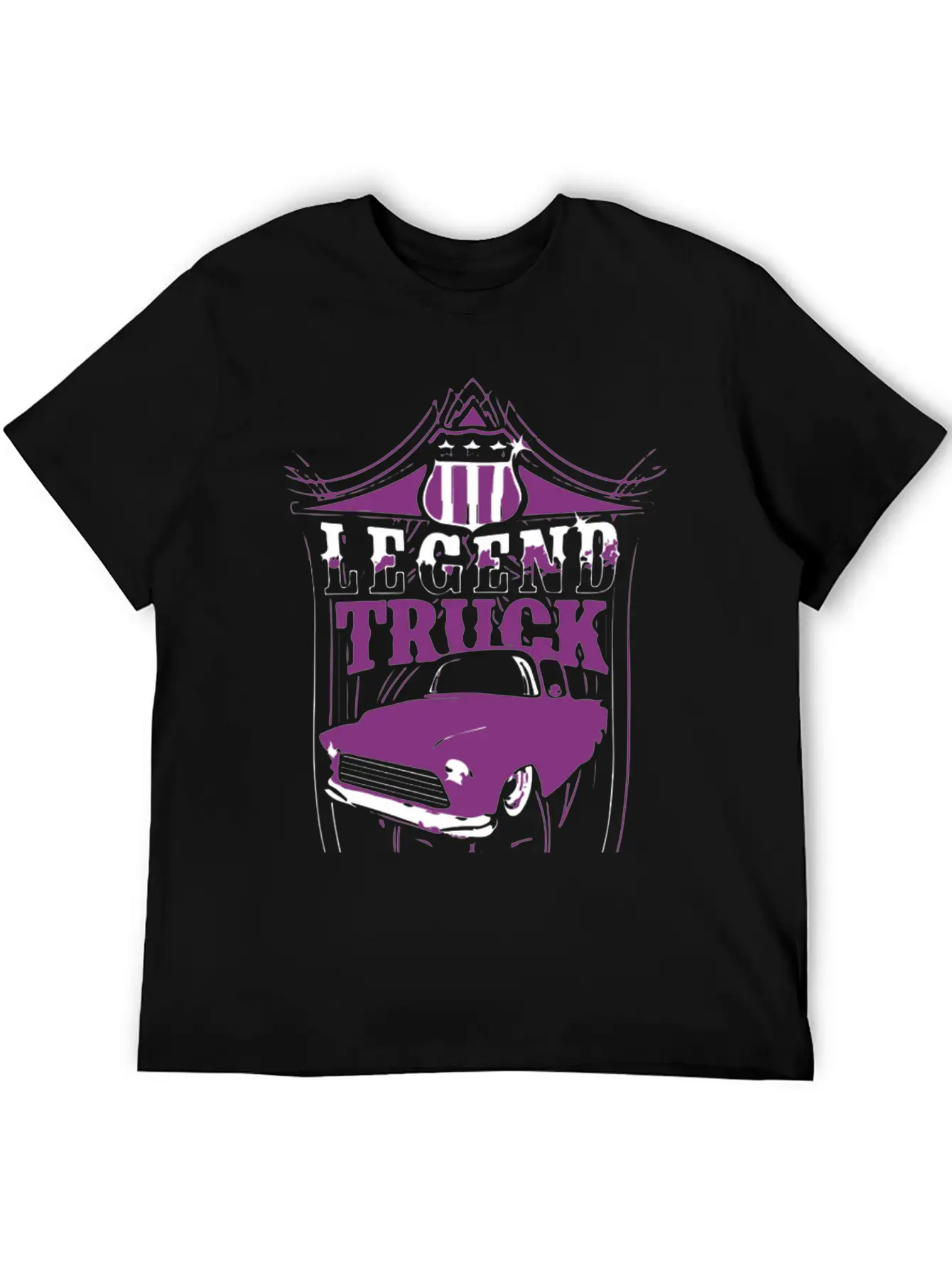 Legend Truck Breathable Graphic T-Shirt – Perfect For Casual Days