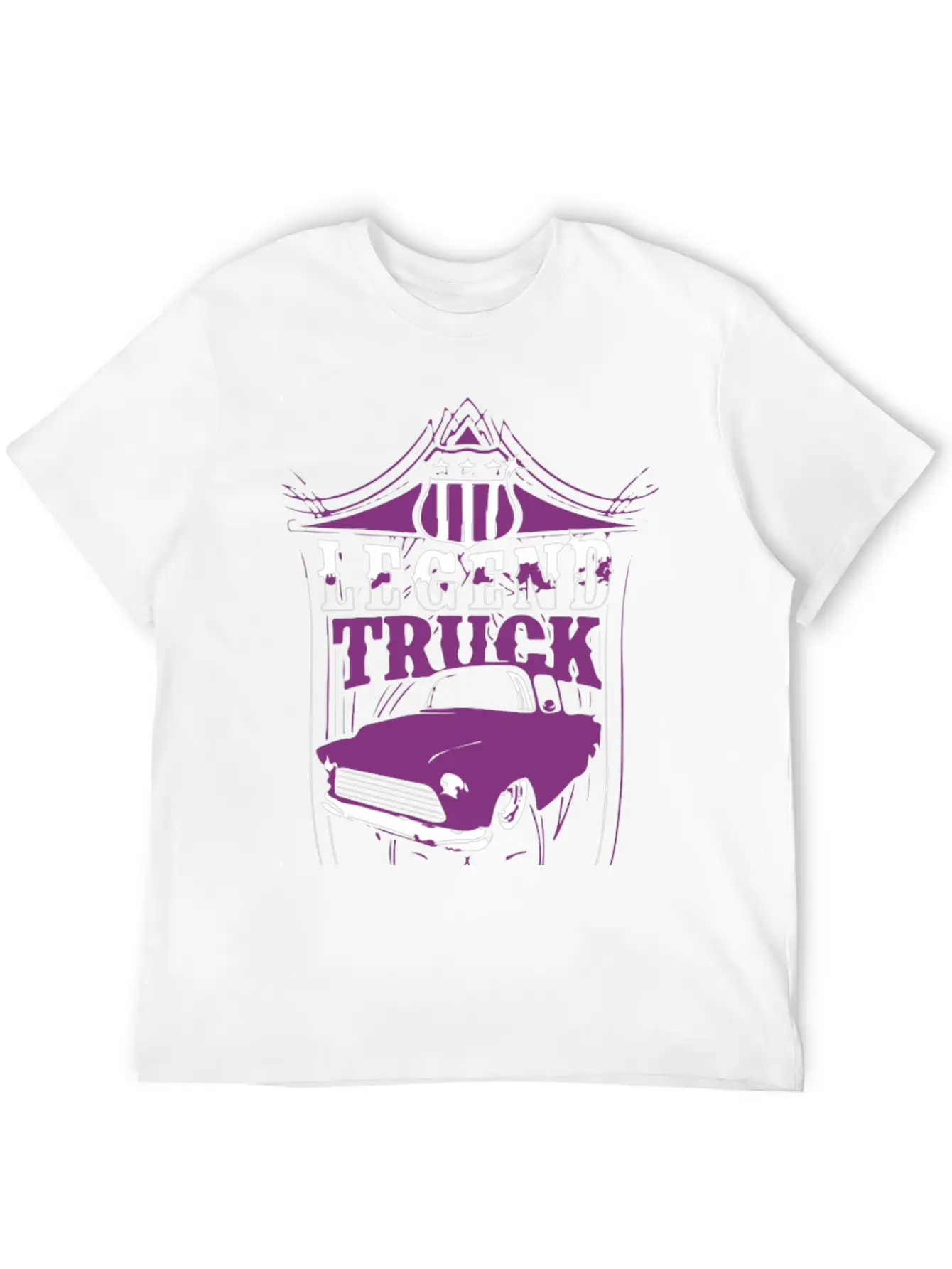 Legend Truck Breathable Graphic T-Shirt – Perfect For Casual Days