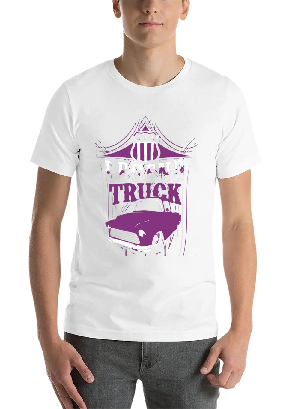 Legend Truck Breathable Graphic T-Shirt – Perfect For Casual Days