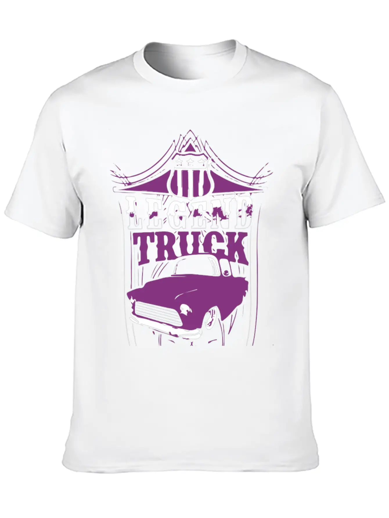 Legend Truck Breathable Graphic T-Shirt – Perfect For Casual Days