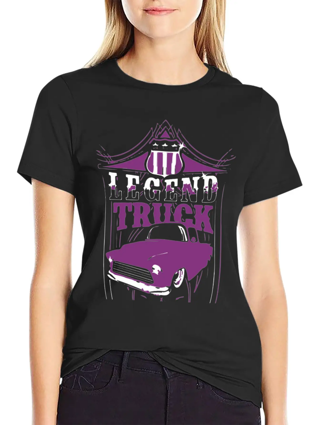 Legend Truck Breathable Graphic T-Shirt – Perfect For Casual Days