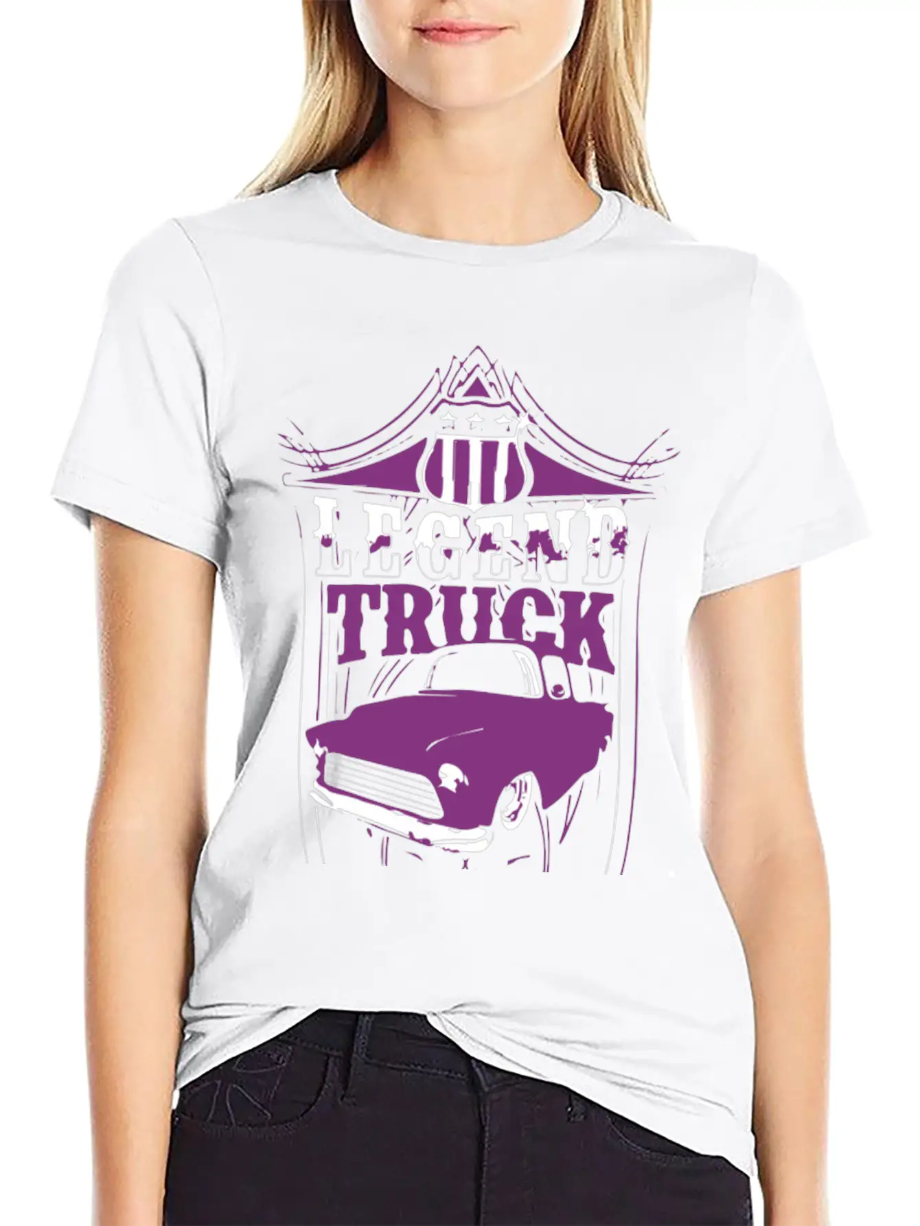 Legend Truck Breathable Graphic T-Shirt – Perfect For Casual Days