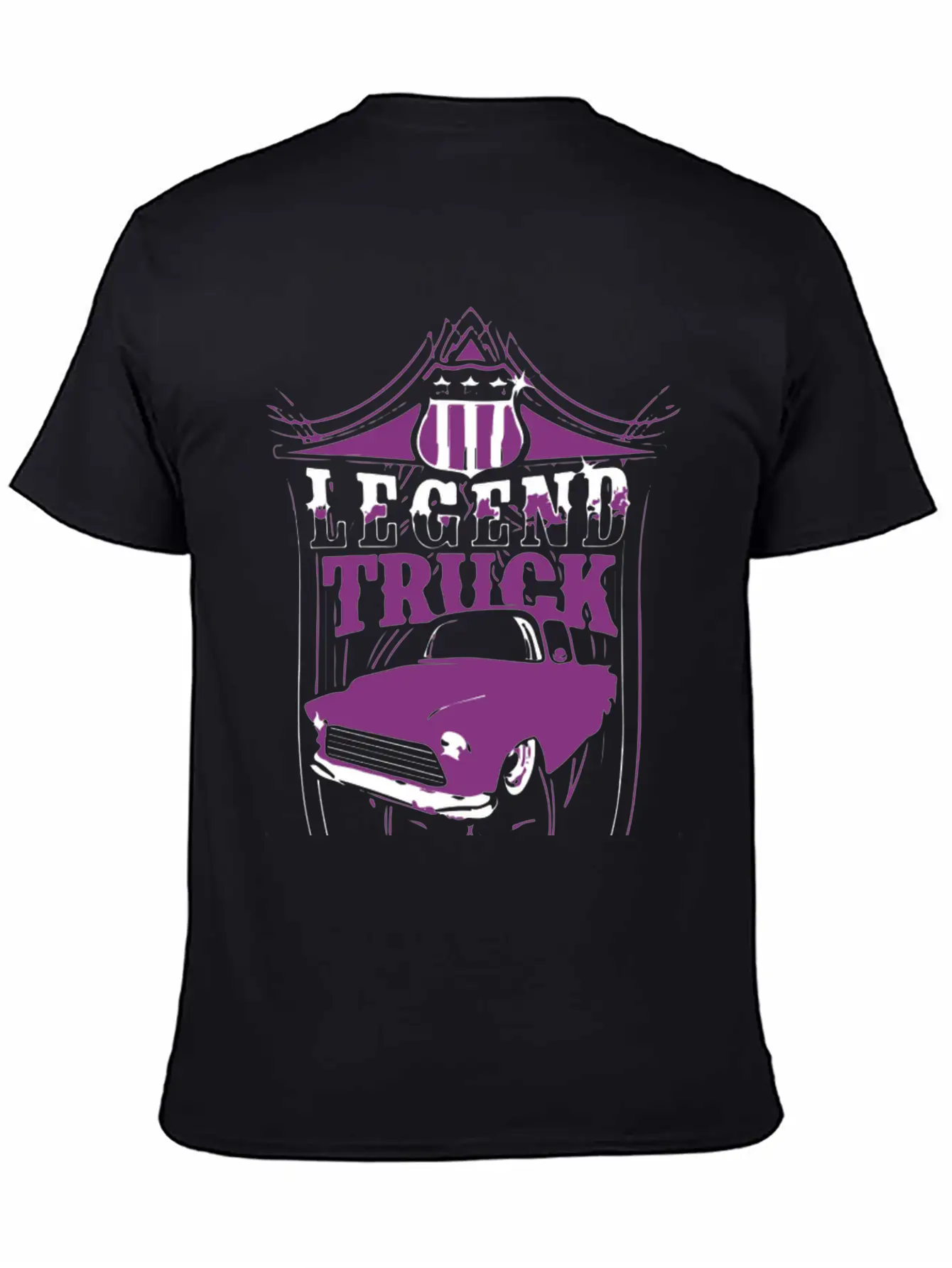 Legend Truck Breathable Graphic T-Shirt – Perfect For Casual Days