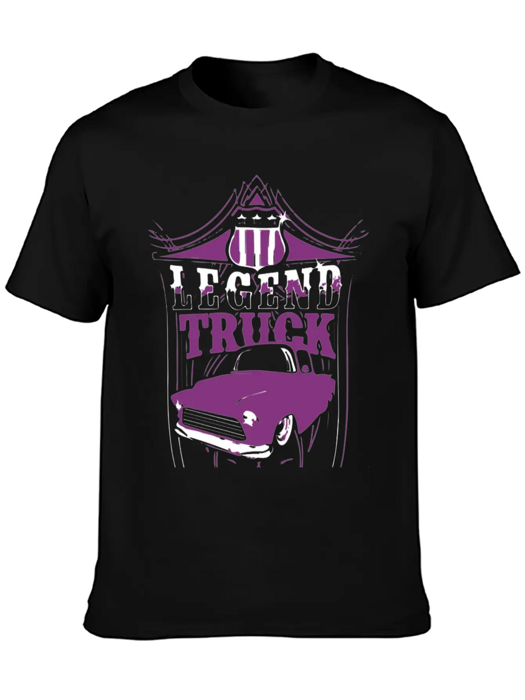Legend Truck Breathable Graphic T-Shirt – Perfect For Casual Days