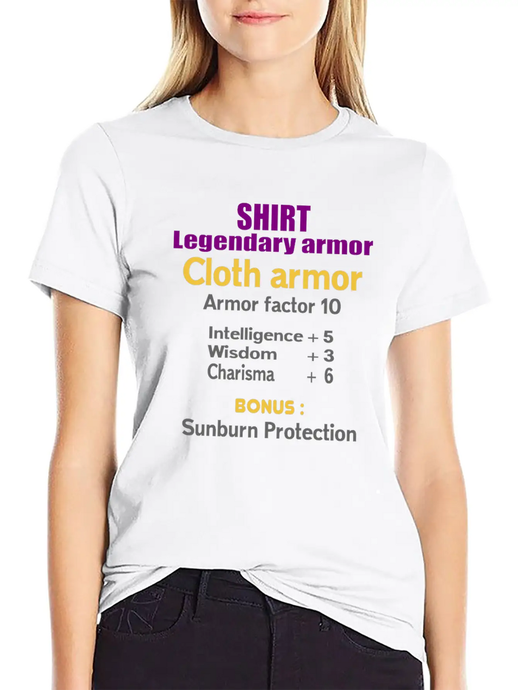 Legendary Cloth Armor Unisex Casual T-Shirt – Clean Design For Daily Comfort