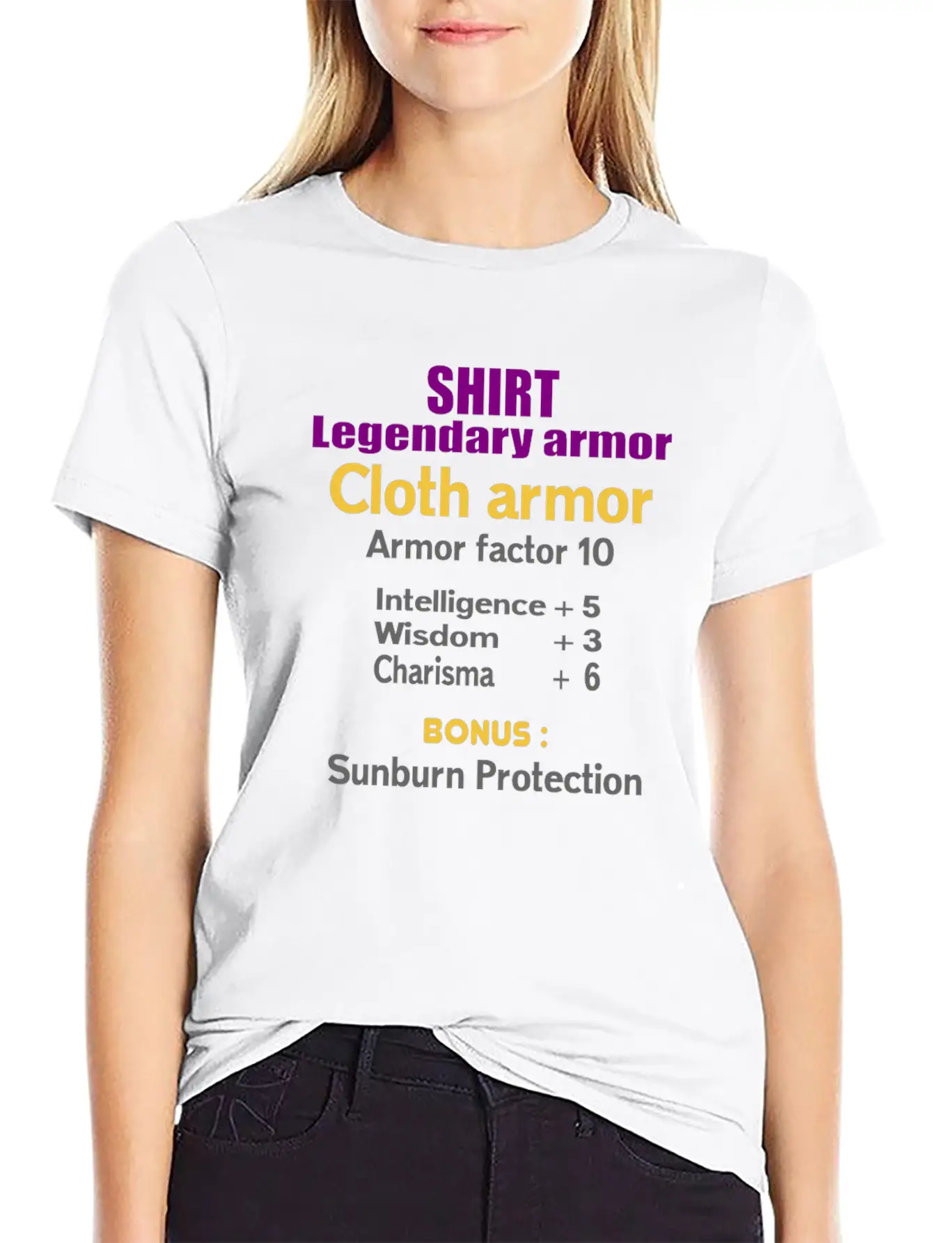 Legendary Cloth Armor Unisex Casual T-Shirt – Clean Design For Daily Comfort