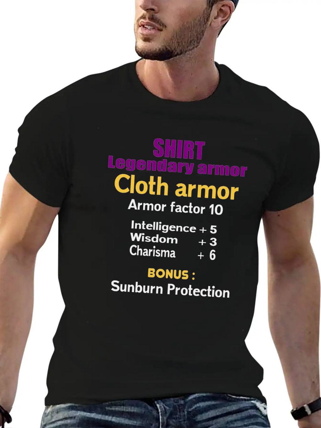 Legendary Cloth Armor Unisex Casual T-Shirt – Clean Design For Daily Comfort