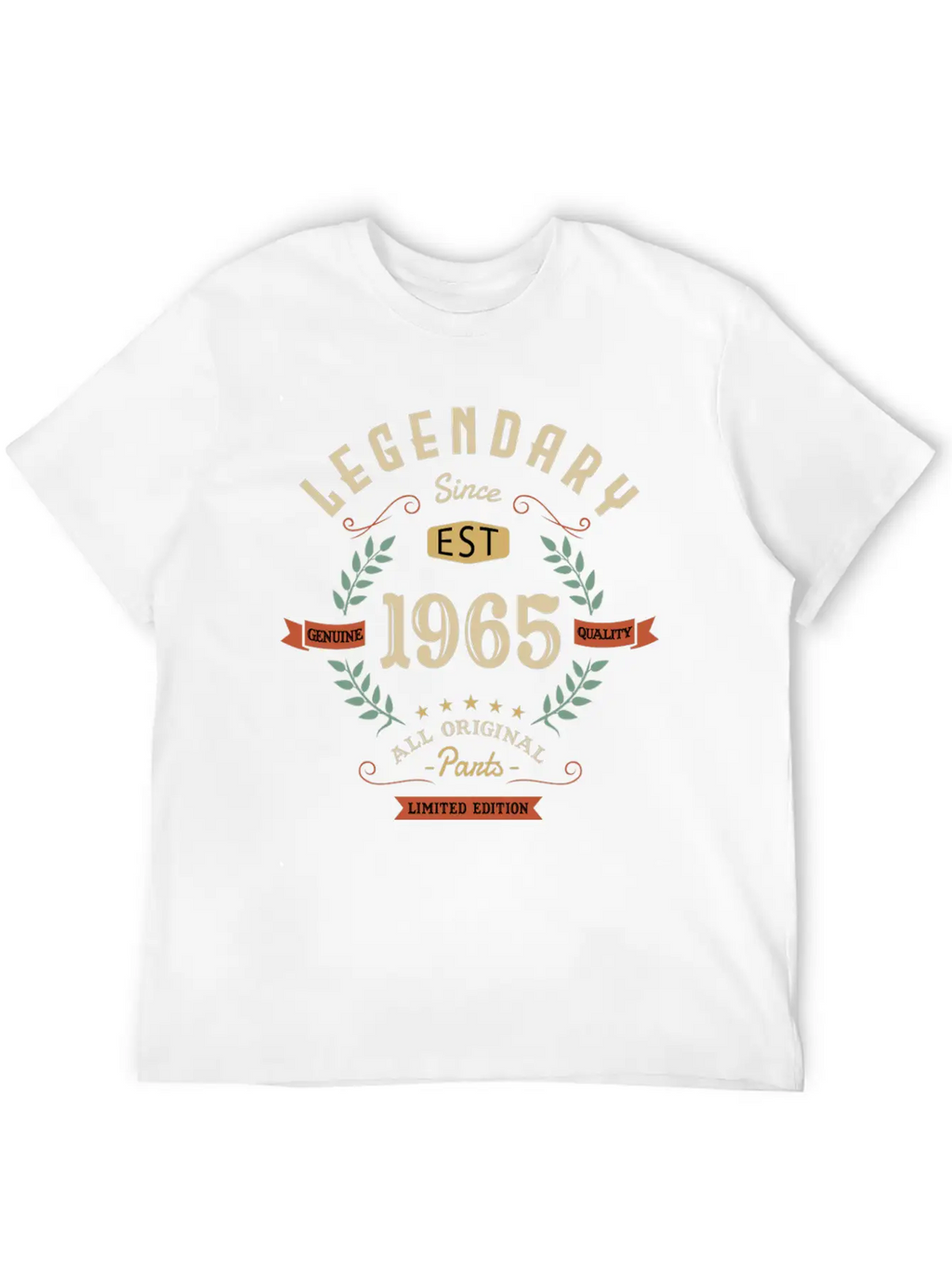 Legendary Since 1965 Limited Edition Stylish Everyday T-Shirt – Unisex Basic Cotton Tee