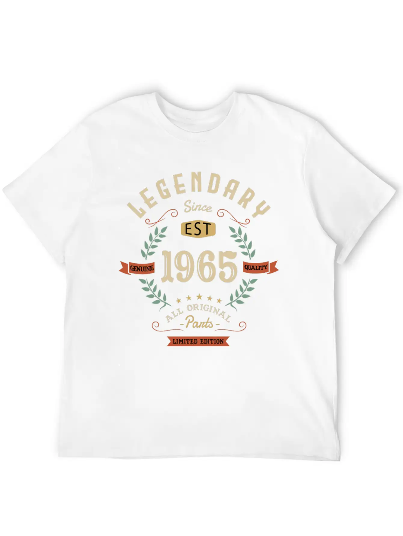 Legendary Since 1965 Limited Edition Stylish Everyday T-Shirt – Unisex Basic Cotton Tee